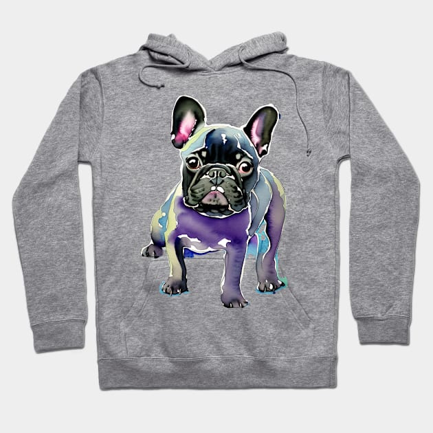 Watercolorful Frenchy Hoodie by Artistry23